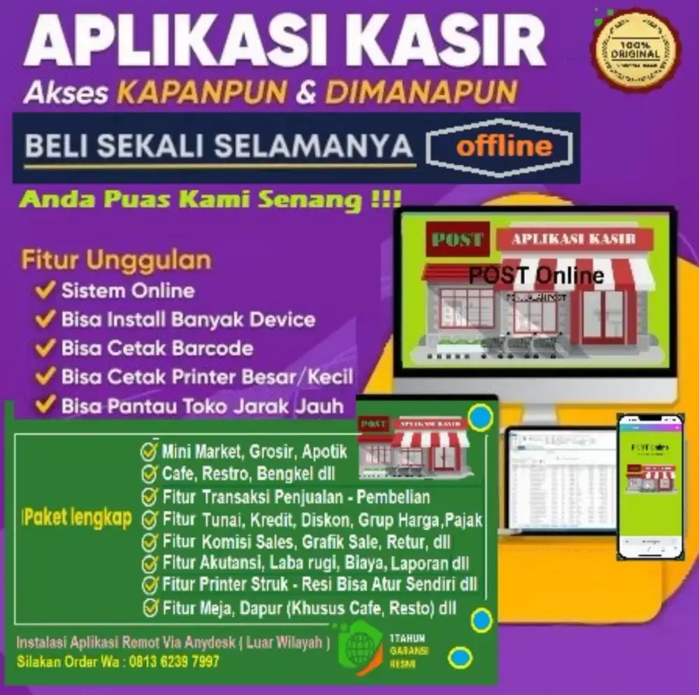 Jual Aplikasi Online dan Offline
