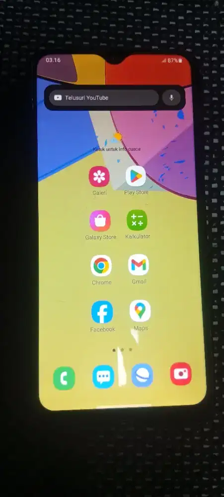 Samsung a20s ram 3/32 minus sentuhan kurang respon