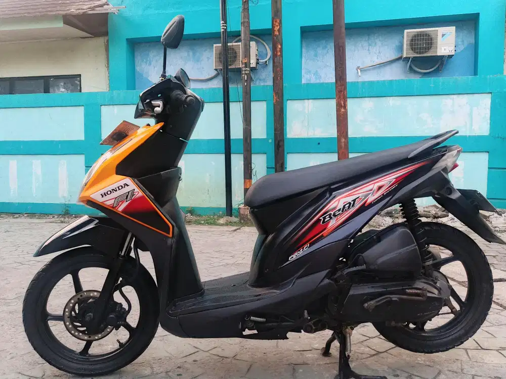 Honda beat Fi  2014 stater tokcer halus mulus terawat