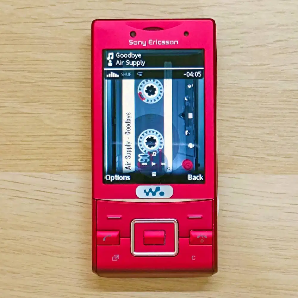 Sony Ericsson J20 J20i Hazel Mega BASS Like Walkman Merah Scarlet Red