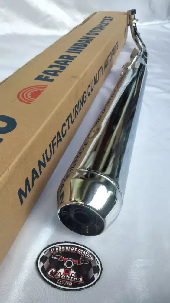 Knalpot honda astrea grand impresa merk fajar indah