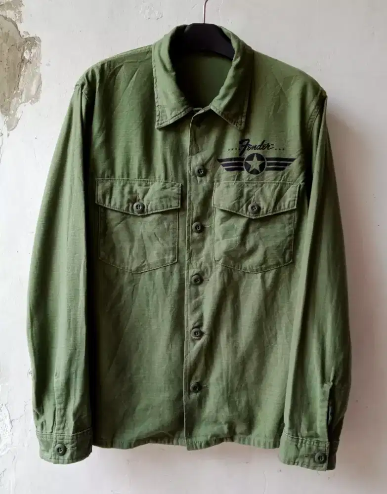 FENDER X OG Military Shirt By Takeo Kikuchi Japan Limited Edition