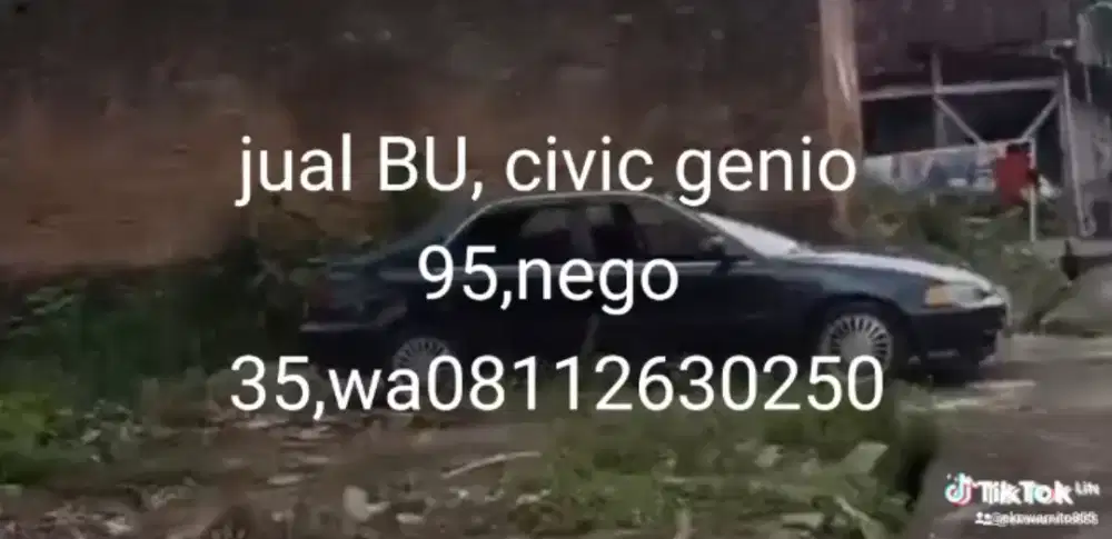 Sedan civic genio 95 jual 35 nego