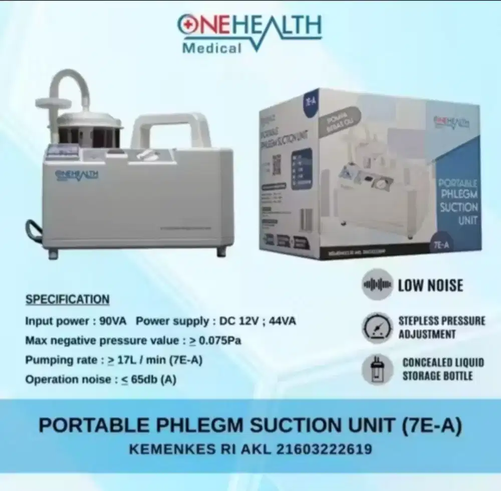 Portable phlegm suction