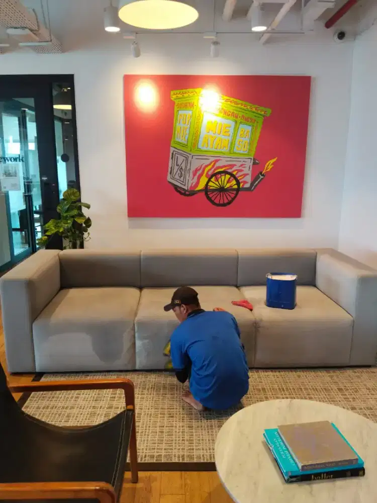 Jasa cuci sofa kasur panggilan