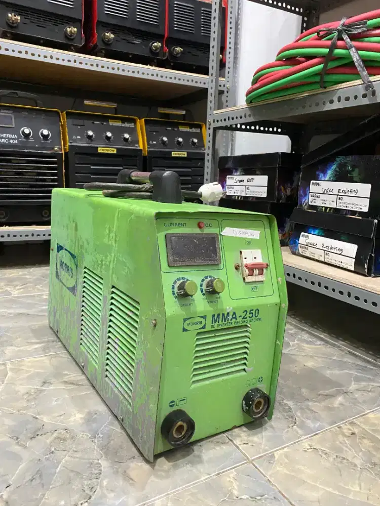 Mesin las bekas MMA 250 ampere Morris SMAW STIK Listrik Inverter
