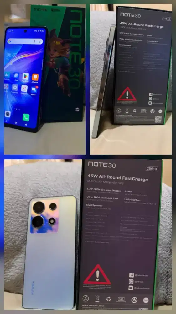 Infinix note 30 8/256 Interstellar blue