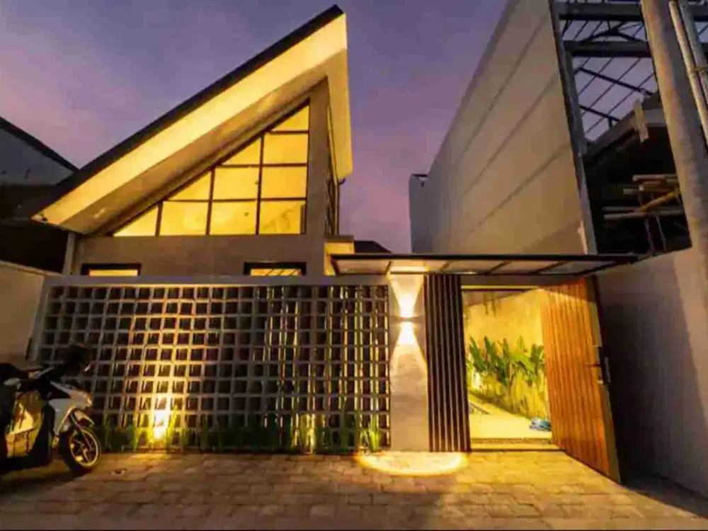 Villa industrial modern strategic gunung salak kerobokan bali