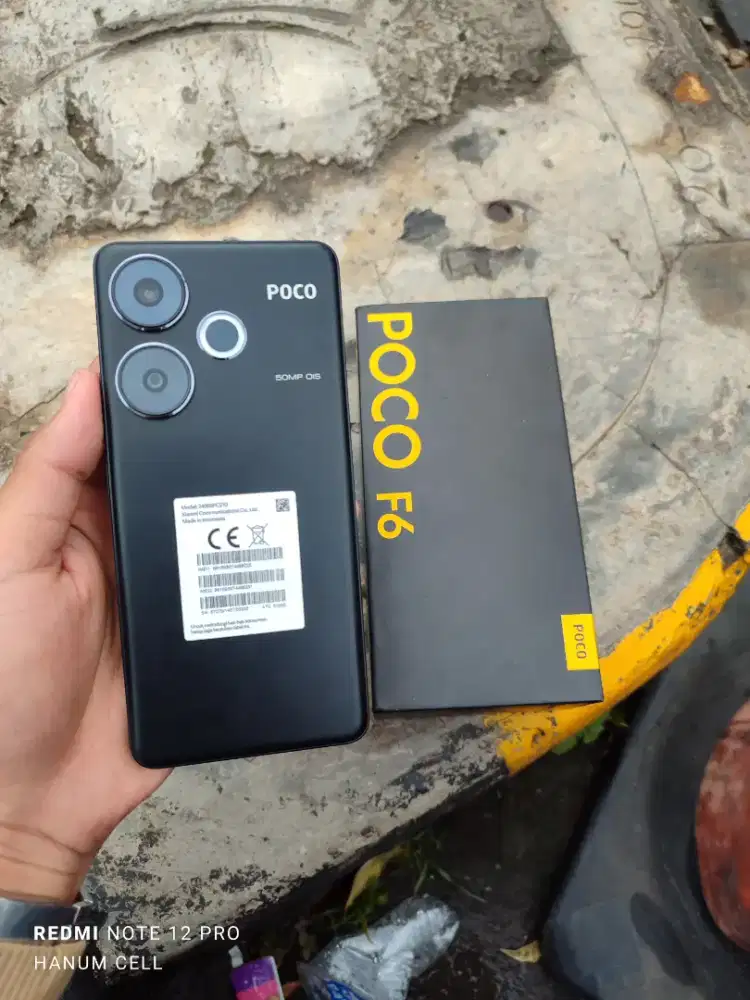 Poco F6 5G 12/512 fullset ORI mulus no minus
