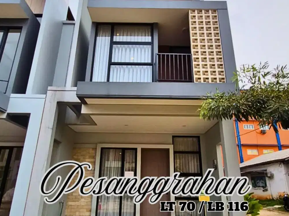 Rumah Scandinavian 5 menit ke Pintu Tol Joglo Pesanggrahan Jakarta Selatan