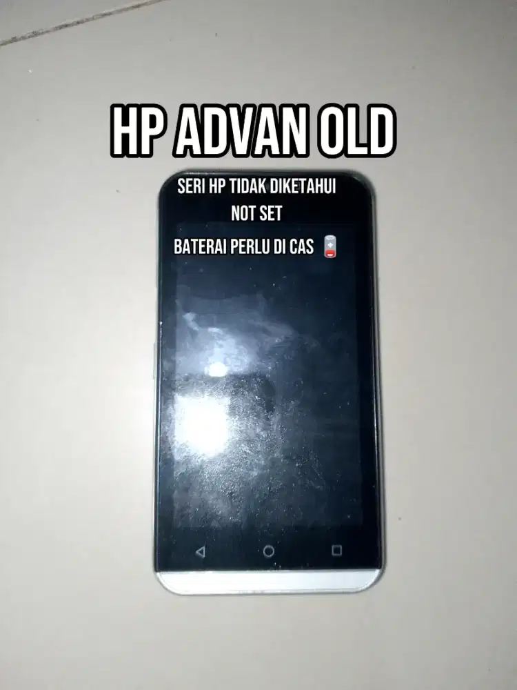 Hp Advan old not set bekas %10