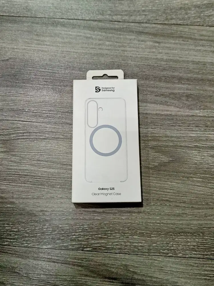 New Case samsung s25 reguler original clear magnet casing baru