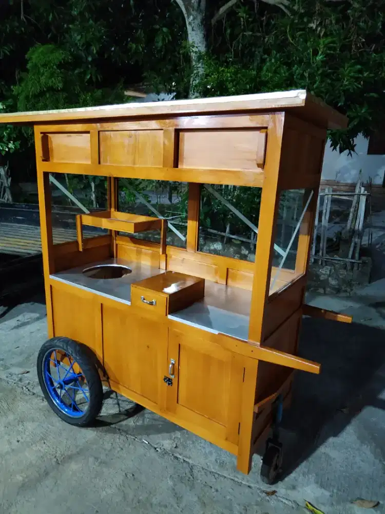 Jual Gerobak Angkringan, Bakso, Mie Ayam, Bubur, Sate, Soto, Pecel dll