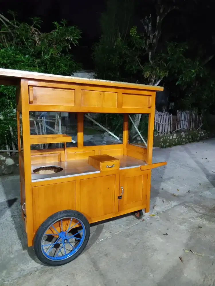 Jual Gerobak Angkringan, Bakso, Mie Ayam, Bubur, Sate, Soto, Pecel dll