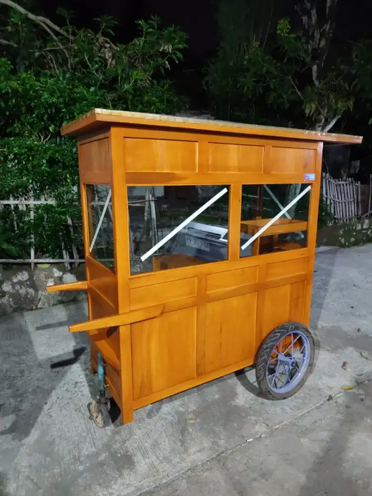 Jual Gerobak Angkringan, Bakso, Mie Ayam, Bubur, Sate, Soto, Pecel dll
