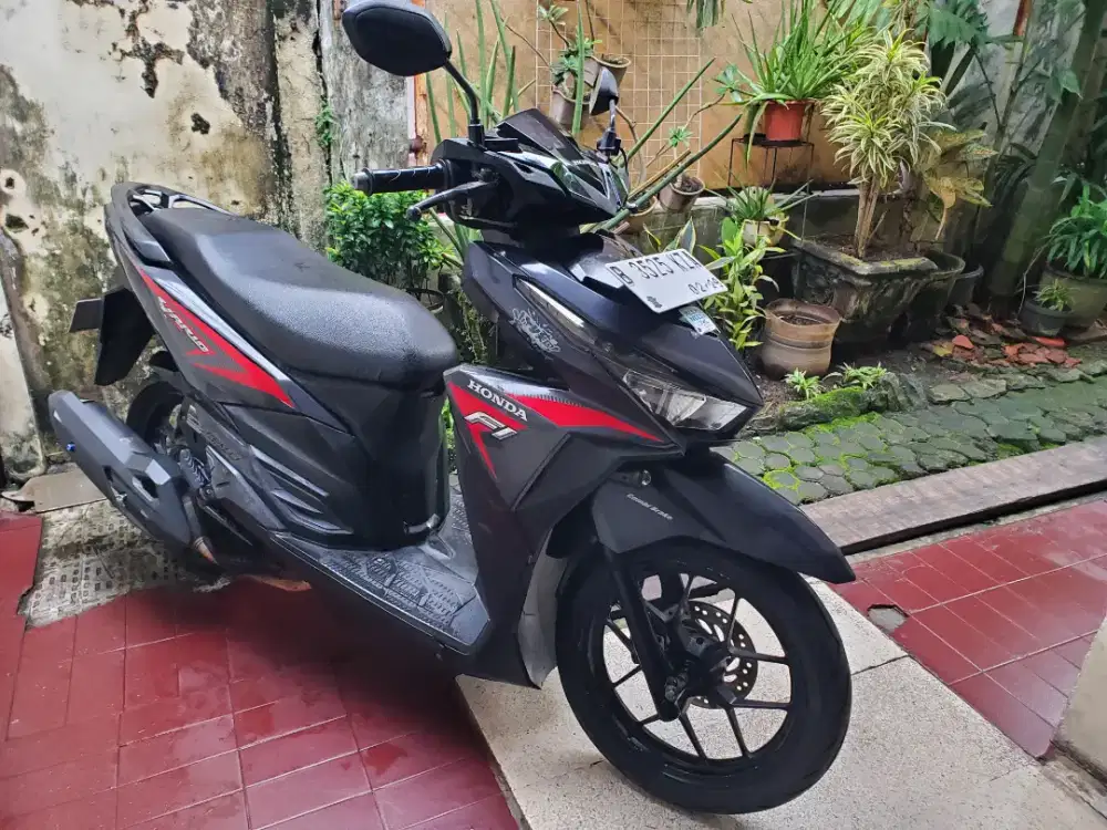 Honda Vario 125 Hitam 2016 Full orisinil.