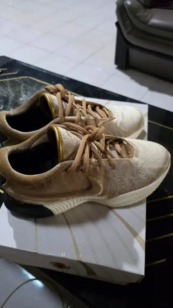 Sepatu Nike Lebron XXI QS EP Metallic Gold