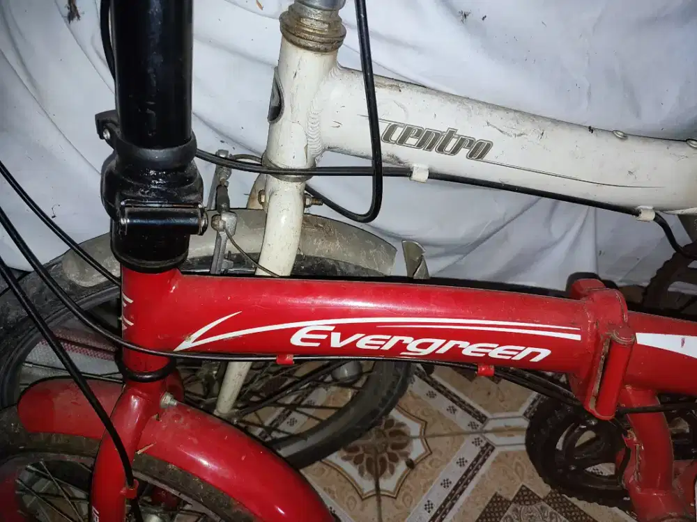 Sepeda Lipat POLYGON Ori&EVERGREEN.rem Cakram db.JUAL CEPAT Satuan.BU.