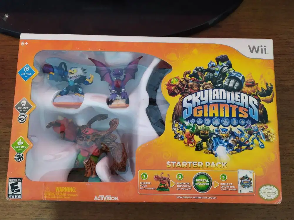 Kaset Nintendo Wii Skylanders Giants Starter Pack Original DVD CD NTSC