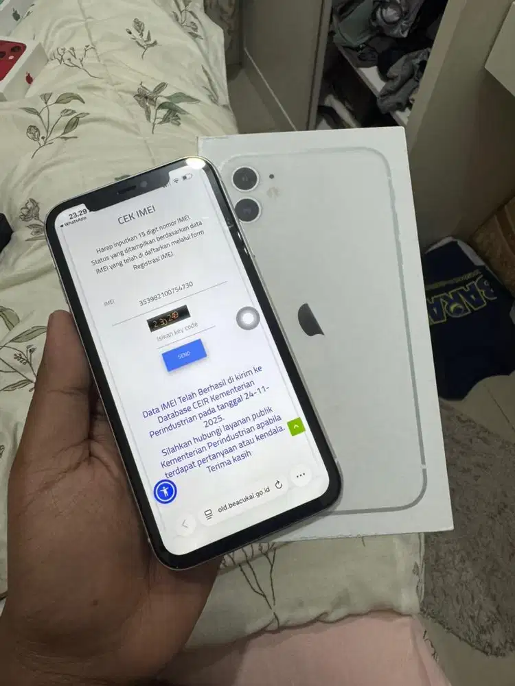 Iphone 11 128 beacukai termurah
