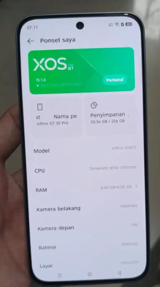 Infinix GT 30 Pro Ram 8/256 GB
Mulus Cantik