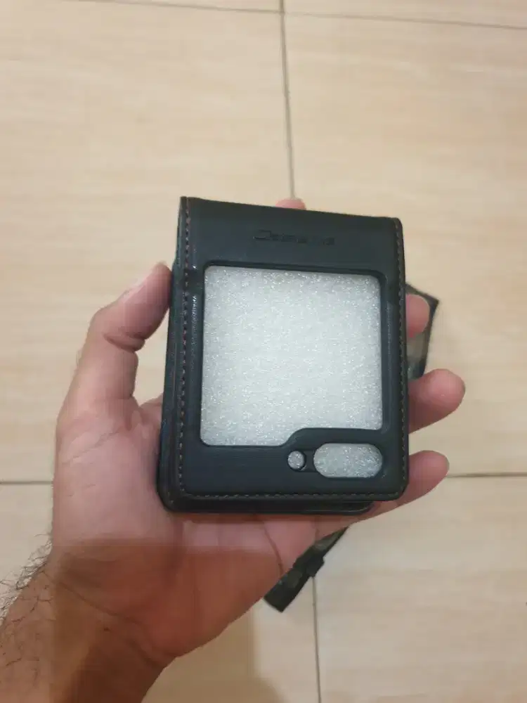 case kulit samsung z flip 5 baru