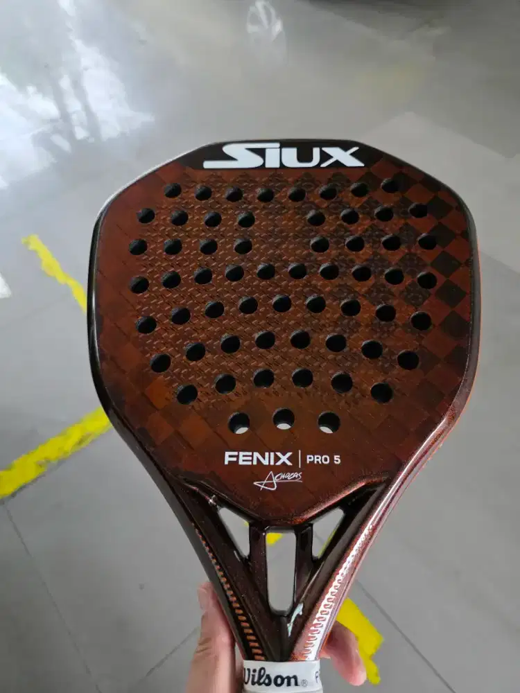 WTS Raket Padel Siux Fenix  Pro 5 sudah POF Vkool Preloved