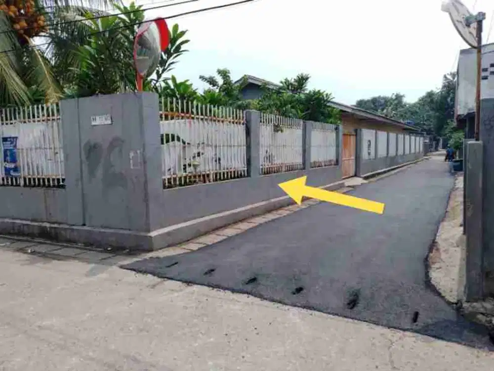 Jual Tanah Bonus Bangunan Kontrakan di Ujung Aspal Pondok Gede
