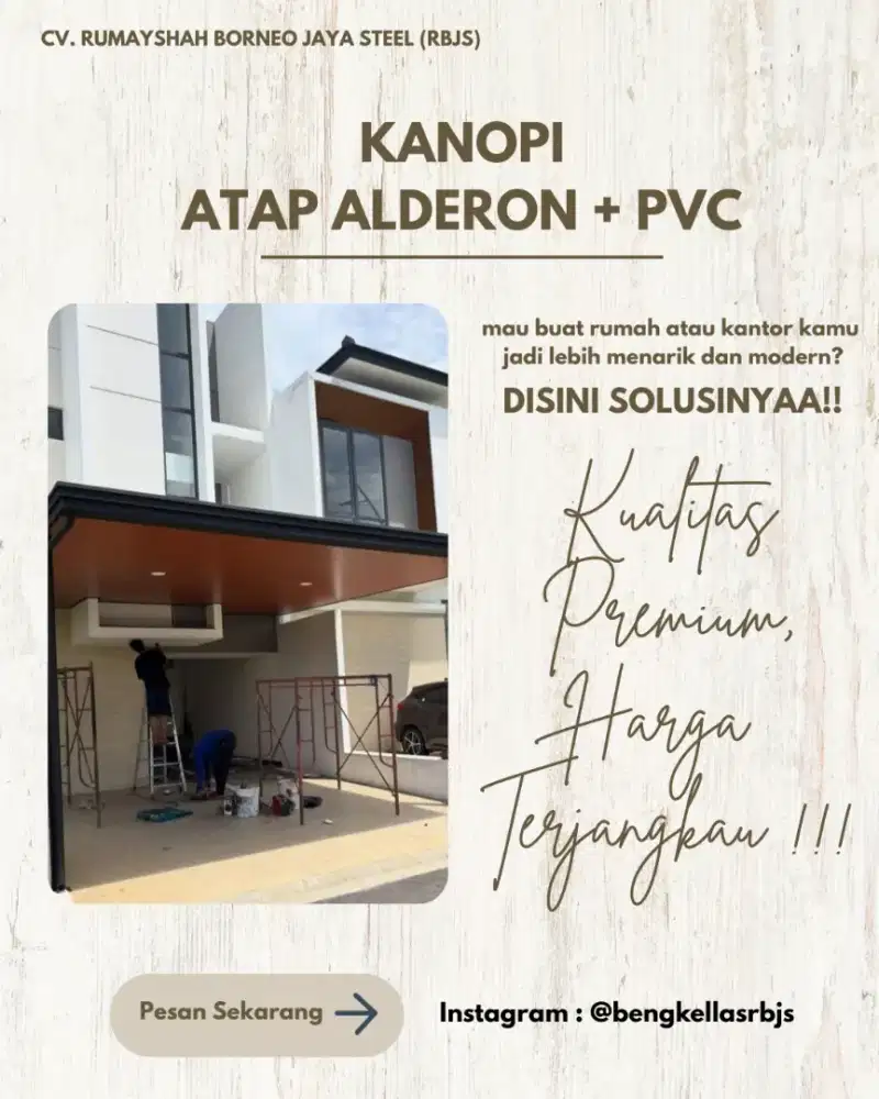 KANOPI ALDERON + PLAFON PVC