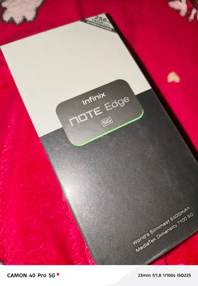 infinix note edge 5G ram 8/256 masih segel box fresh