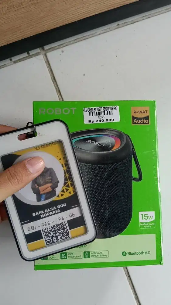 SPEAKER BT ROBOT RB120S RGB IPX7