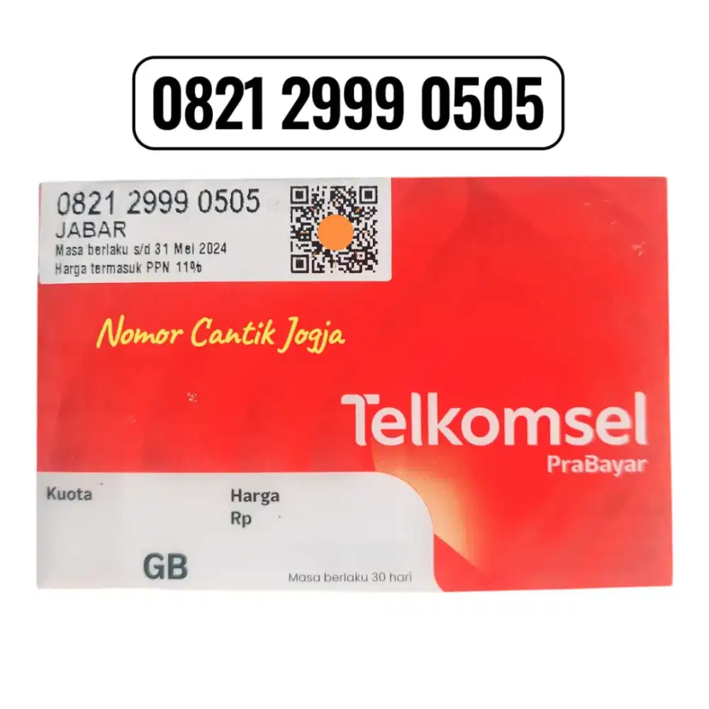 Nomor Cantik Telkomsel 0505 awalan rapi