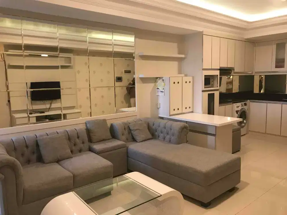 Disewakan Apartemen 2 Kamar The Mansion Jasmine Full Furnished Siap Huni