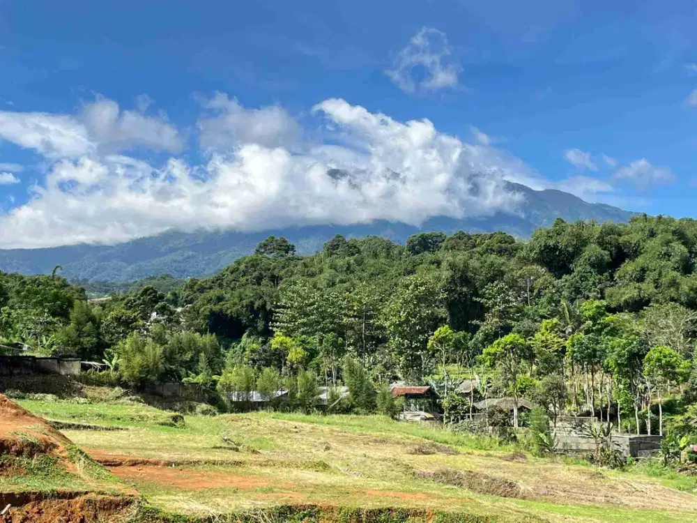 Tanah View Gunung Dipuncak SHM Siap Bangun Lokasi Strategis