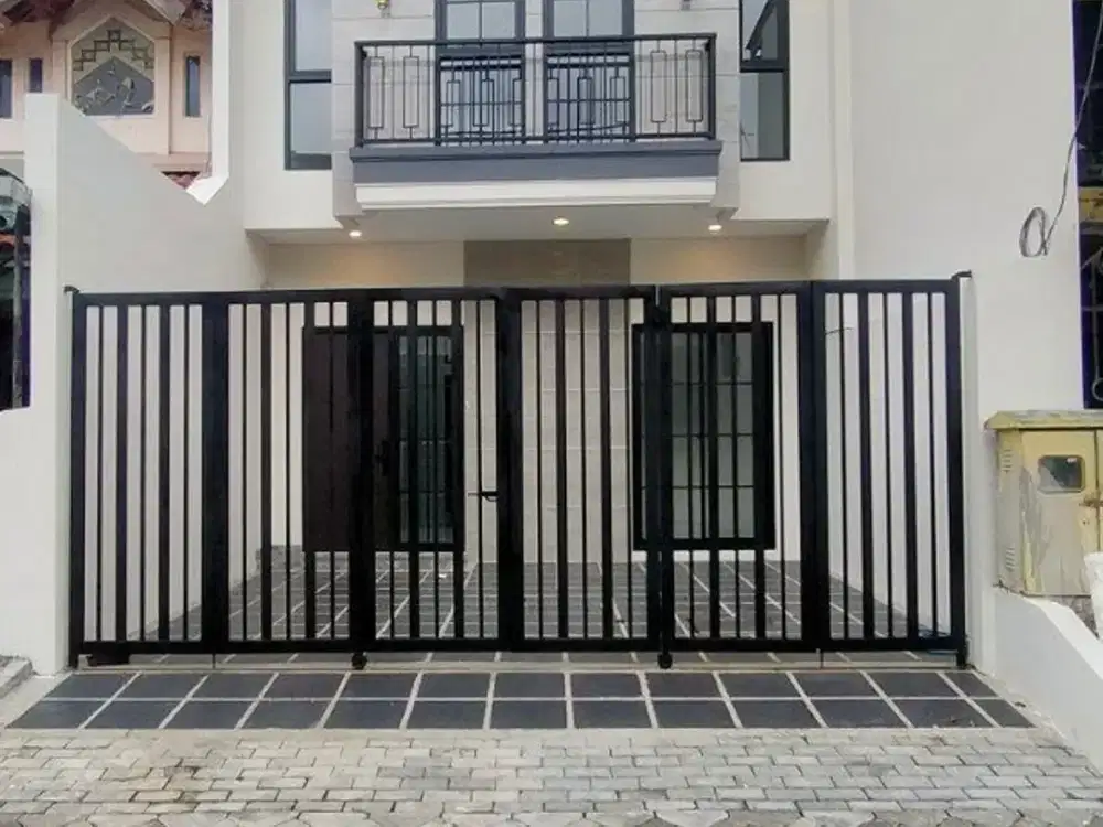 Rumah Pantai Mentari  Baru Gress Row jalan 2.5 mobil Smart doorlock