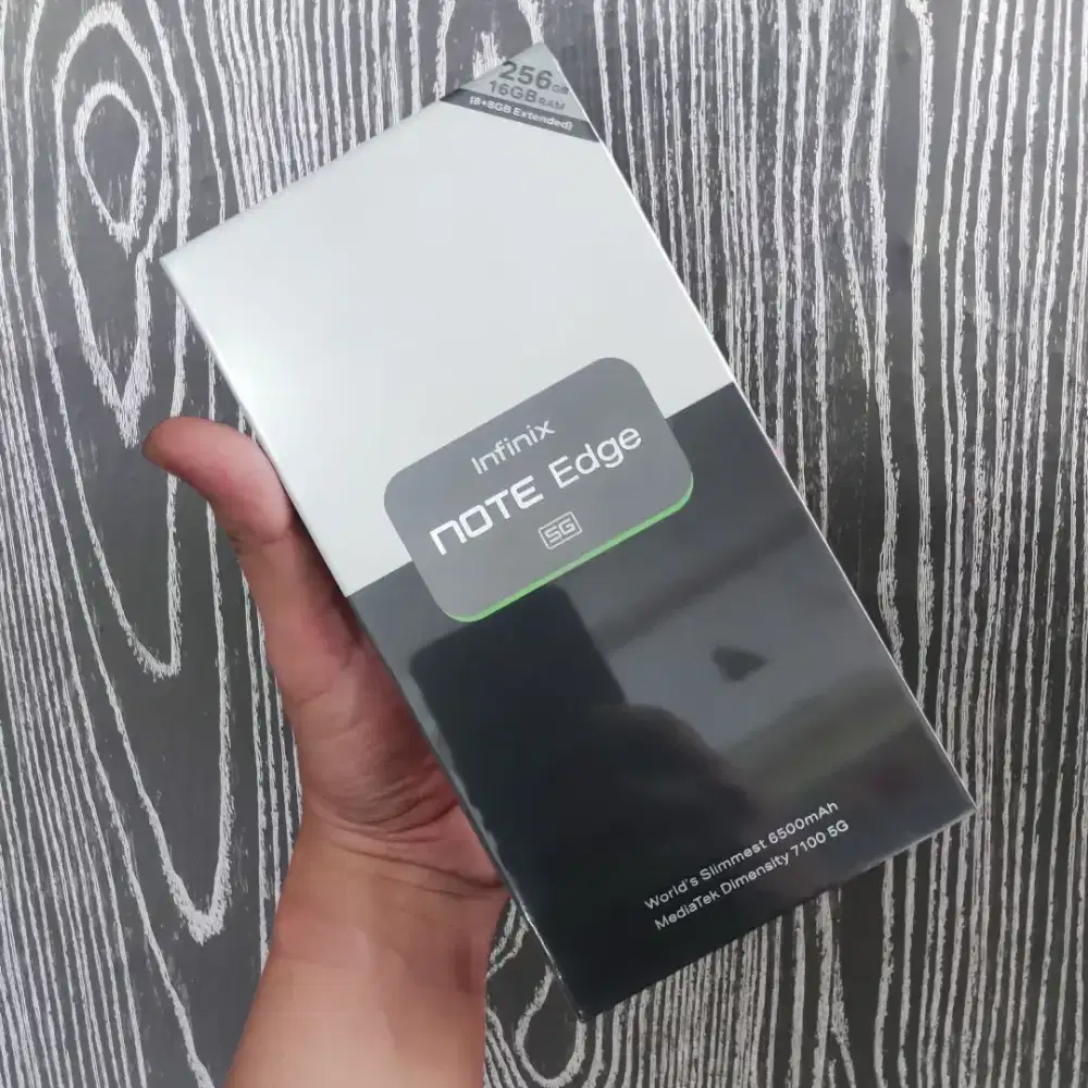 INFINIX NOTE EDGE 8/256 BARU SEGEL BOX GARANSI RESMI