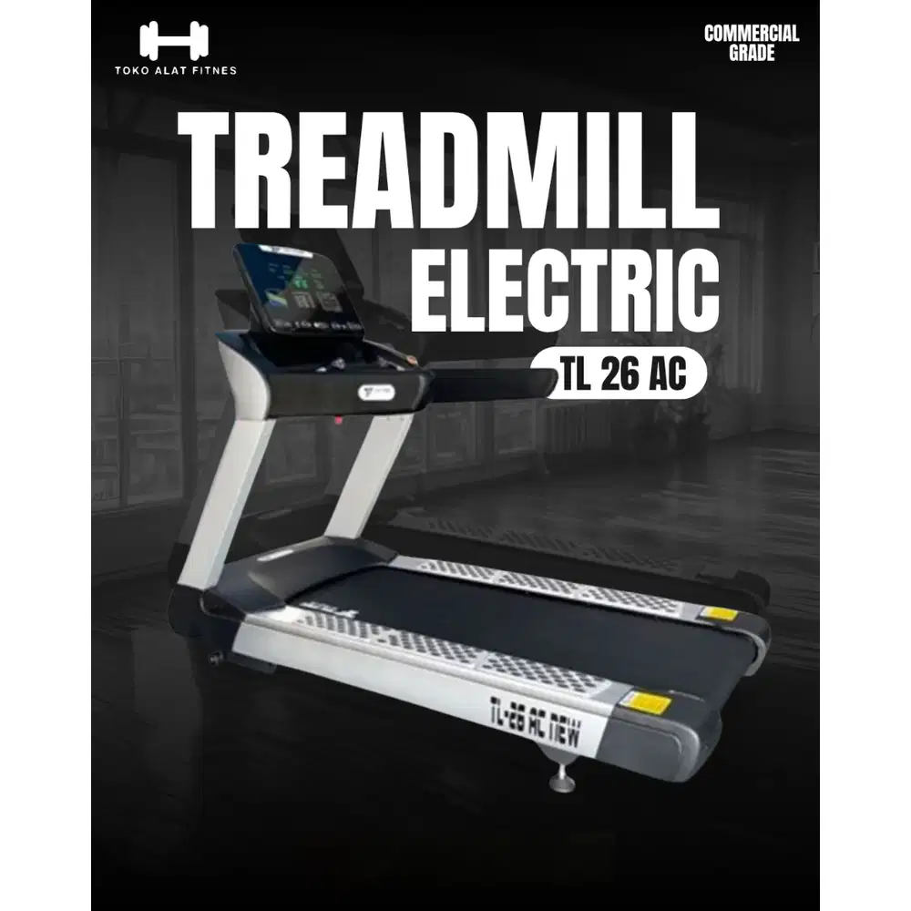 Treadmill Elektrik Commercial Grade – Motor AC Kuat & Awet
