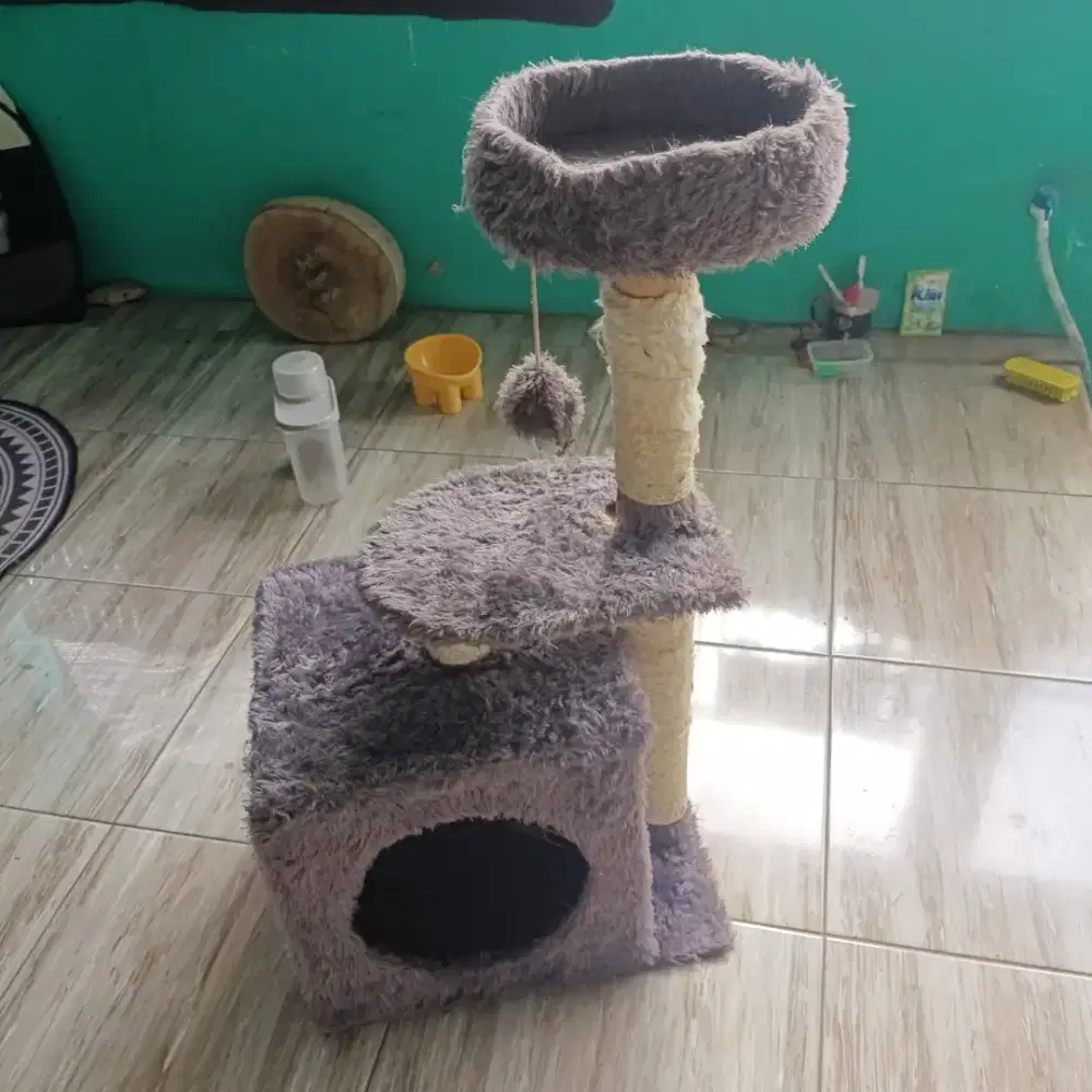 Cat condo warna abu