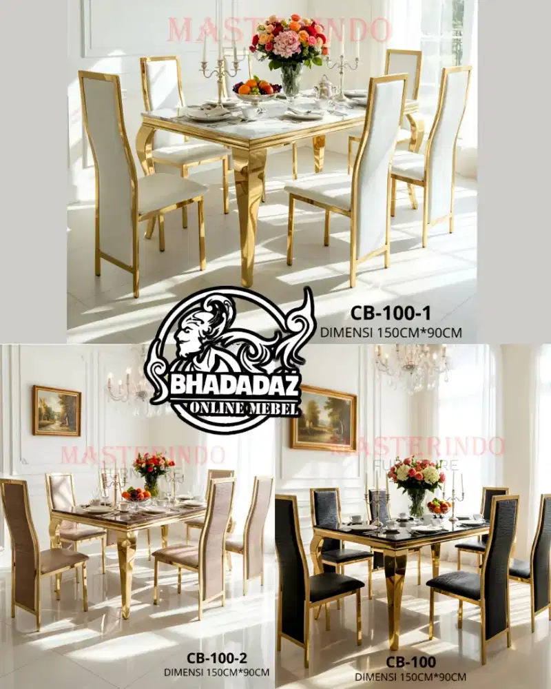 Meja Makan Sultan 6 Kursi