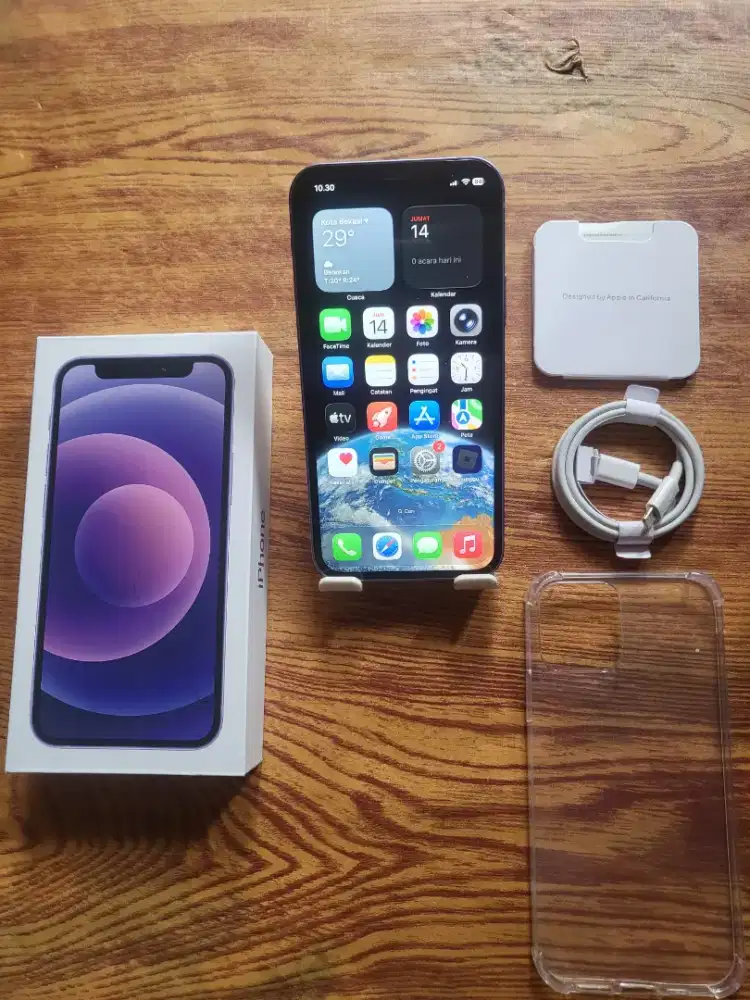 Iphone 12 mini 64gb purple inter all operator mulus normal no minus