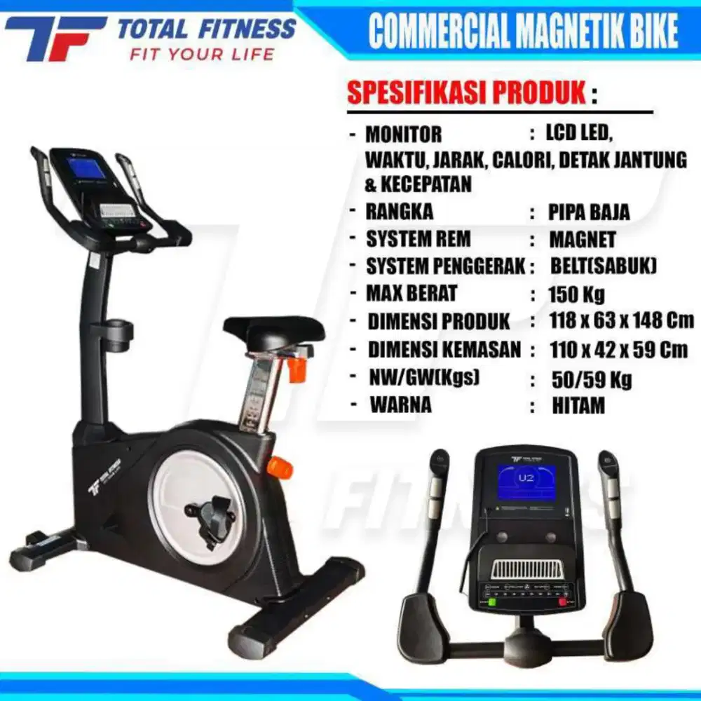 Sepeda magnetik bike tipe Commersil