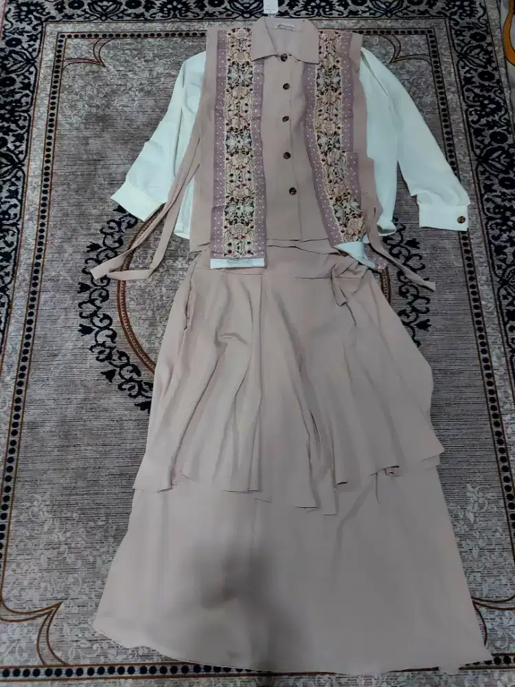 Set rok cantik anti uv