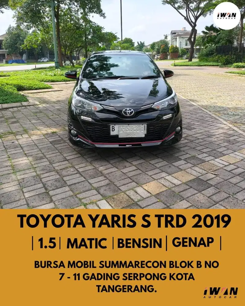 TOYOTA YARIS S TRD 1.5 AT 2019