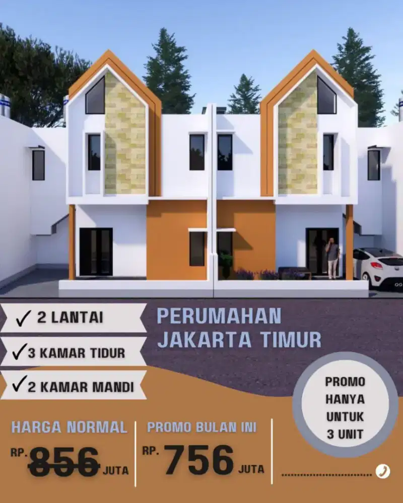 Telah hadir rumah mewah harga paling murah dicilangkap jakarta timur