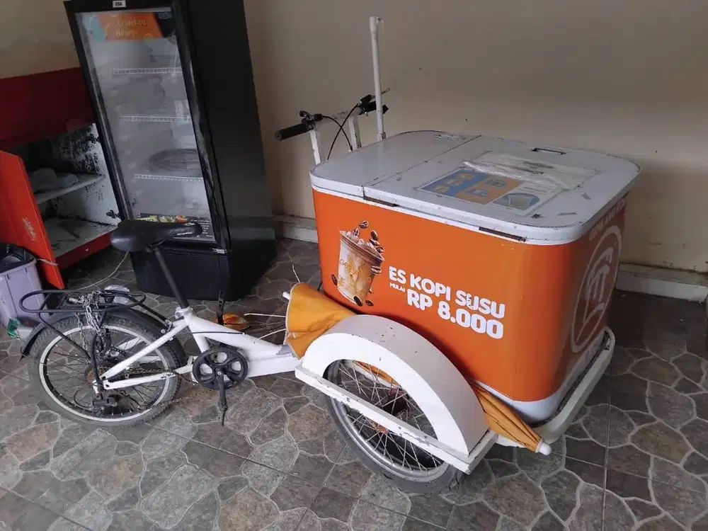 gerobak opi sepeda keliling murah
