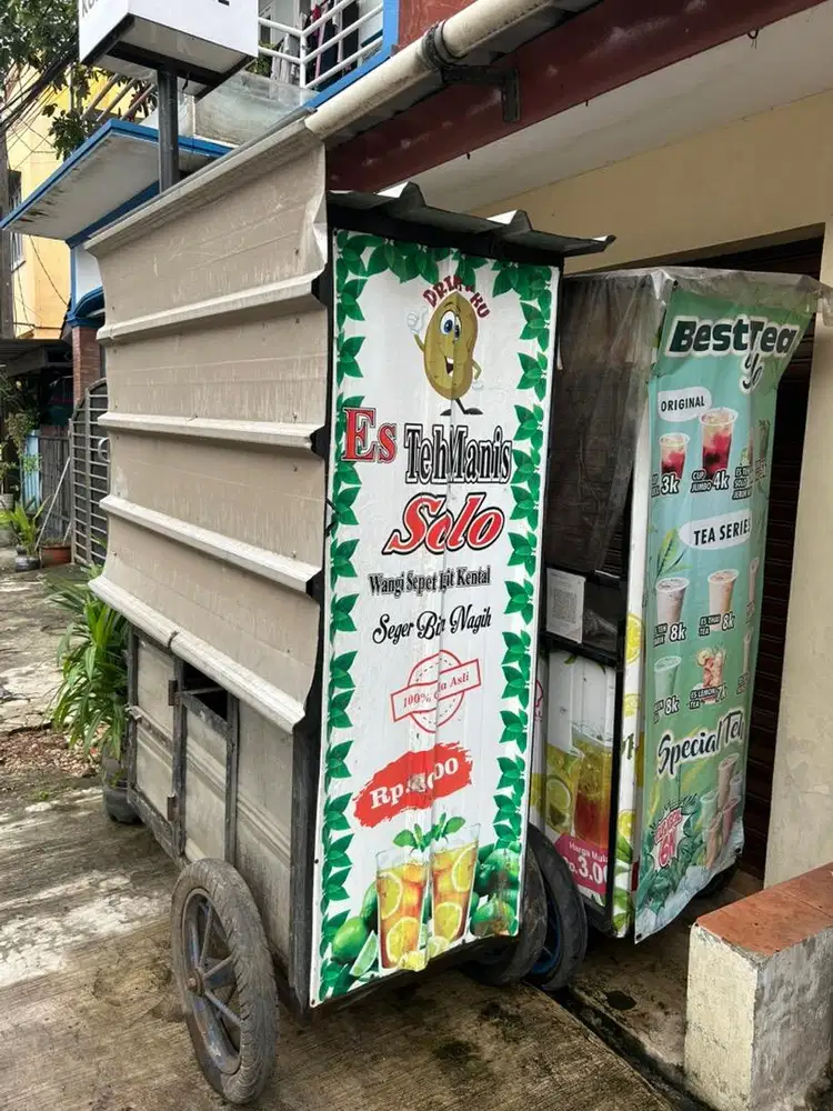 Gerobak Es Teh Solo Jual Murah Cepet