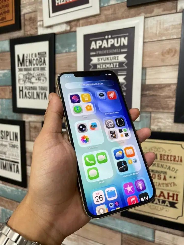 iphone 12 pro max 256 gold inter permanen