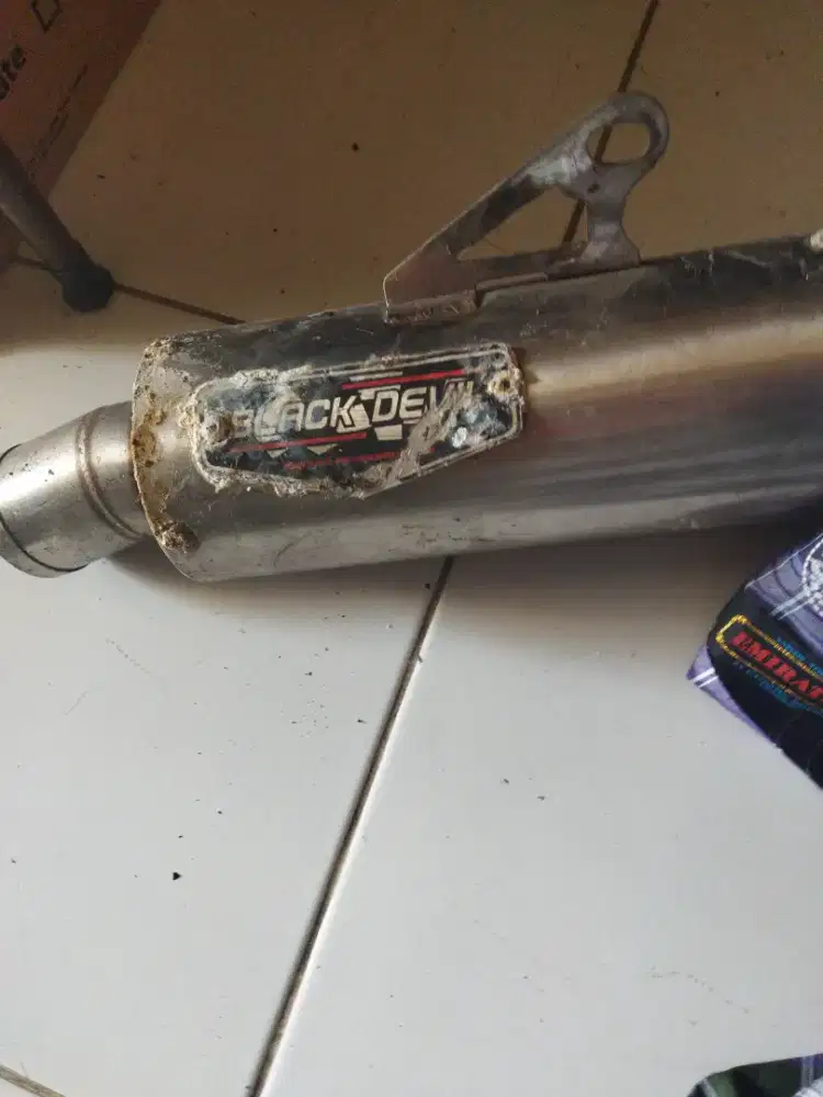 Knalpot aerox black devils