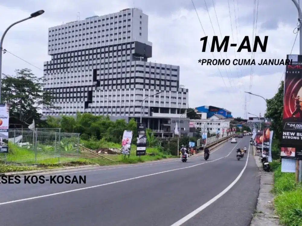 Rukos 10 kamar 1M an lokasi poros jalan full furnished kota malang