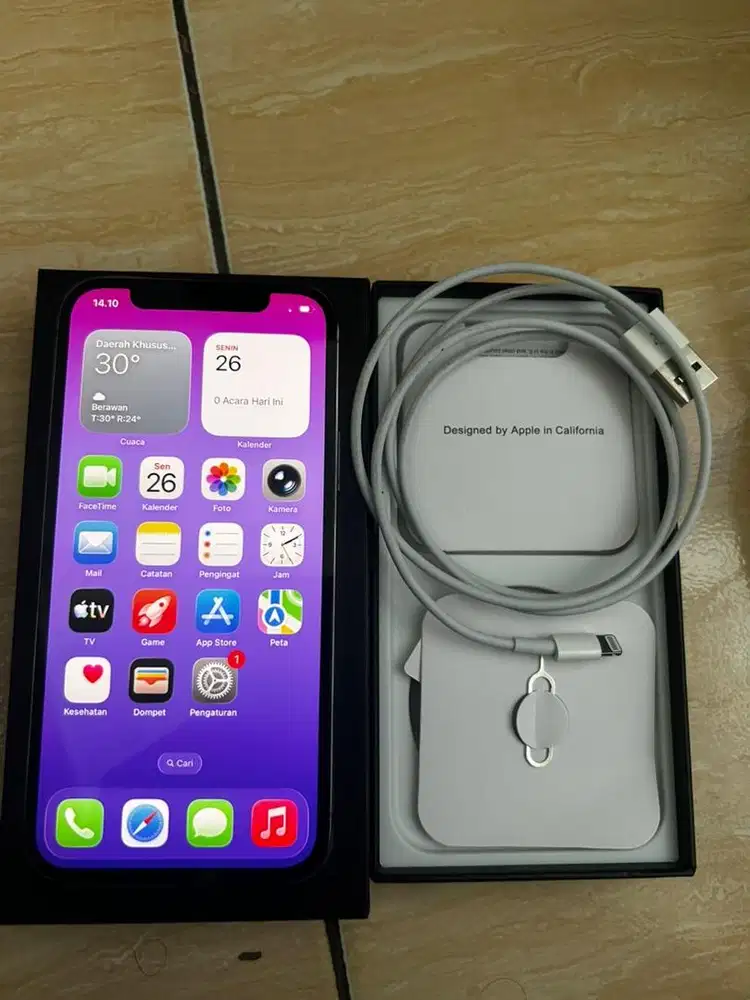 Iphone 12 Pro 128 GB warna Black